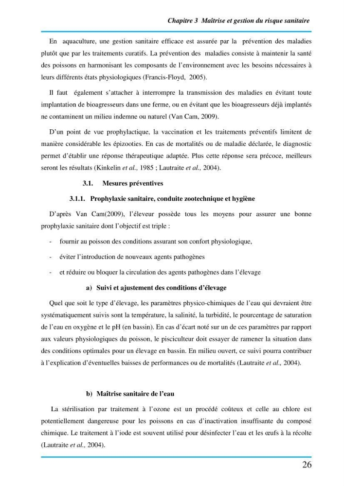 Inventaire des Monogènes parasites des poissons marins en Algérie