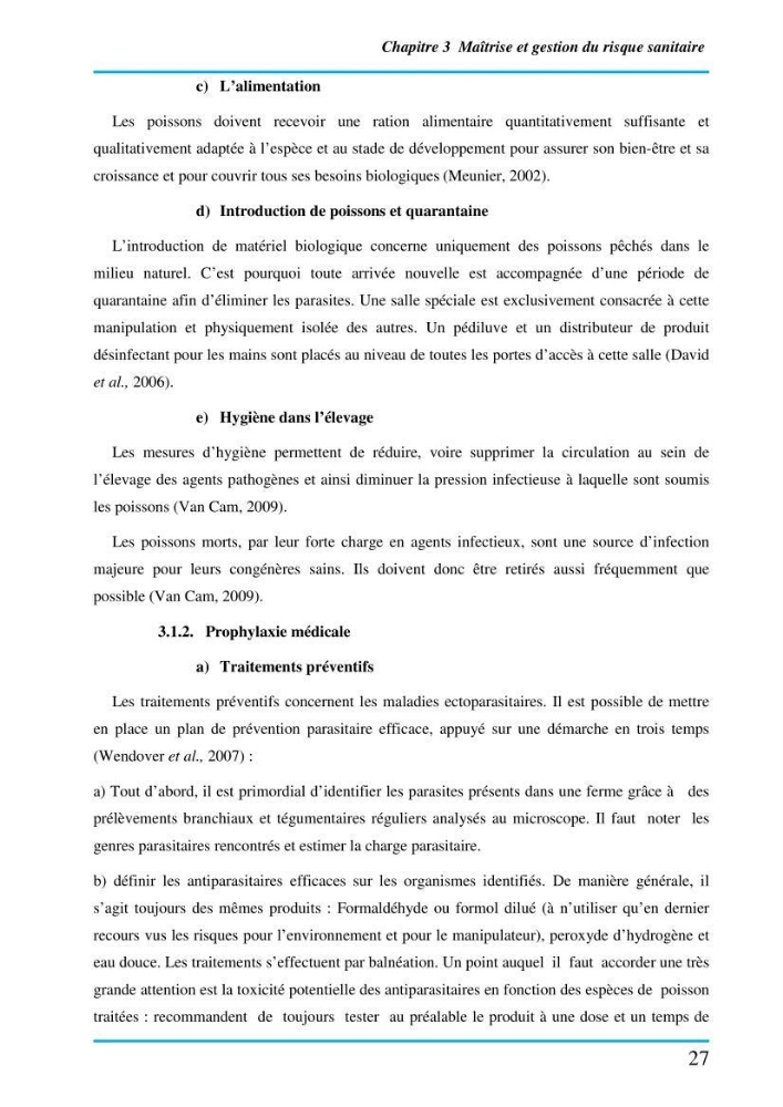 Inventaire des Monogènes parasites des poissons marins en Algérie