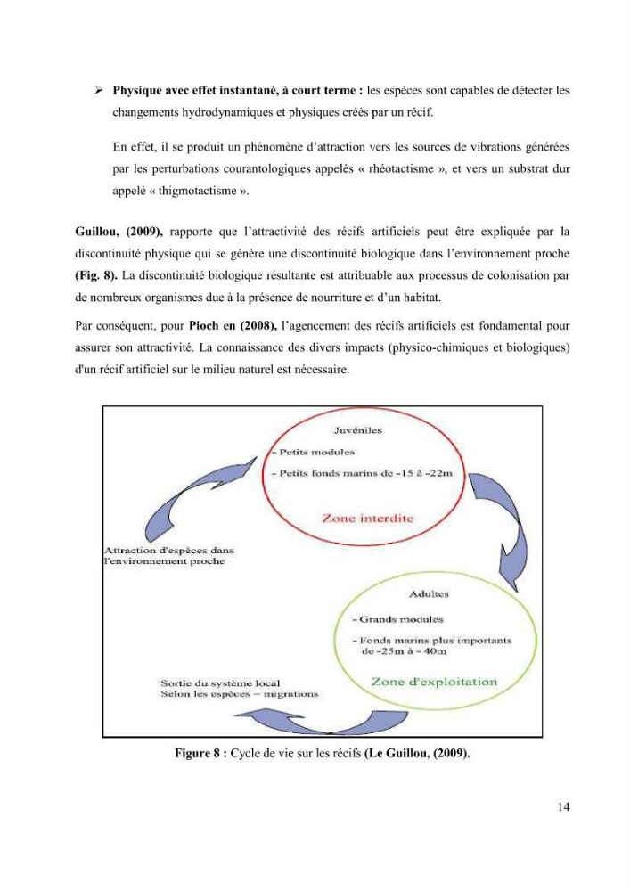 Les récifs artificiels