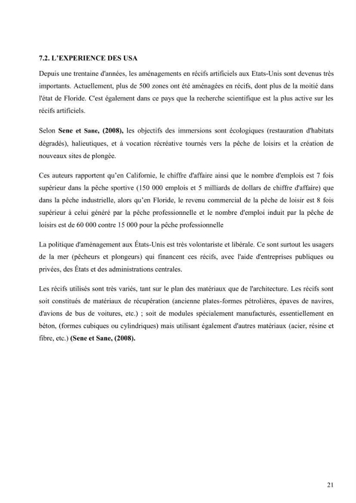 Les récifs artificiels