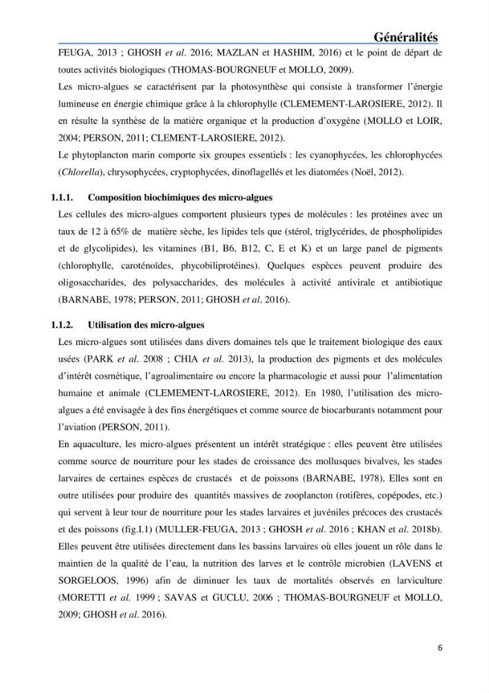 Fonctionnement d’une écloserie marine cas du CNRDPA et production de proies vivantes (Chlorella ellipsoïdae et Brachionus plicatilis)