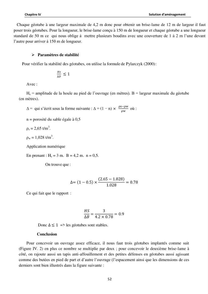 Etude de protection du rivage de Sidi Ghiles: