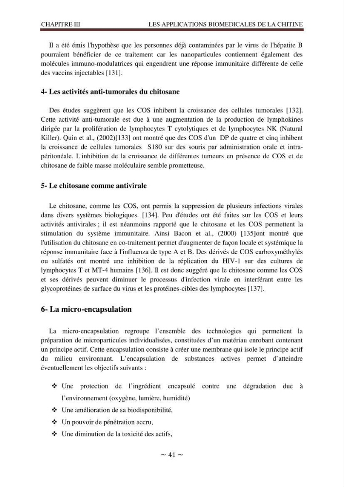 Les applications biomédicales et pharmaceutiques de la chitine et du chitosane