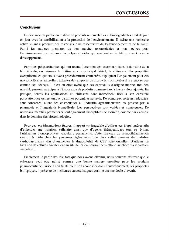 Les applications biomédicales et pharmaceutiques de la chitine et du chitosane
