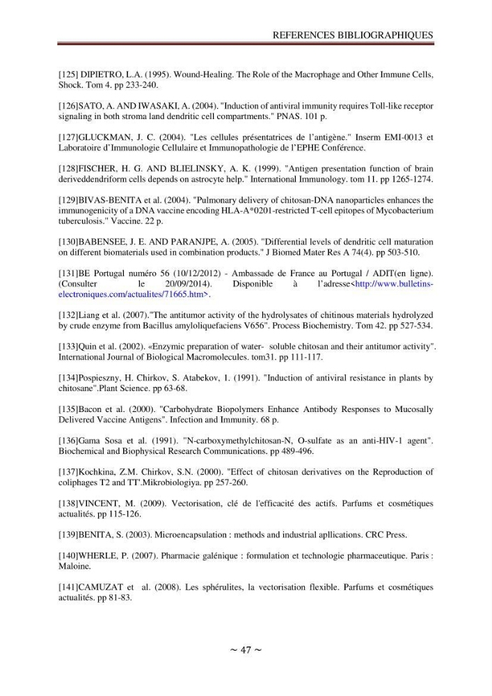Les applications biomédicales et pharmaceutiques de la chitine et du chitosane