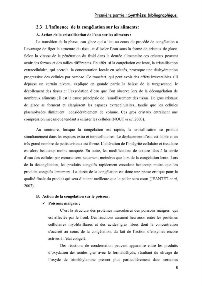 Evaluation de la qualité microbiologique de filets congelé du Panda (Pangaisius hypophthamus)