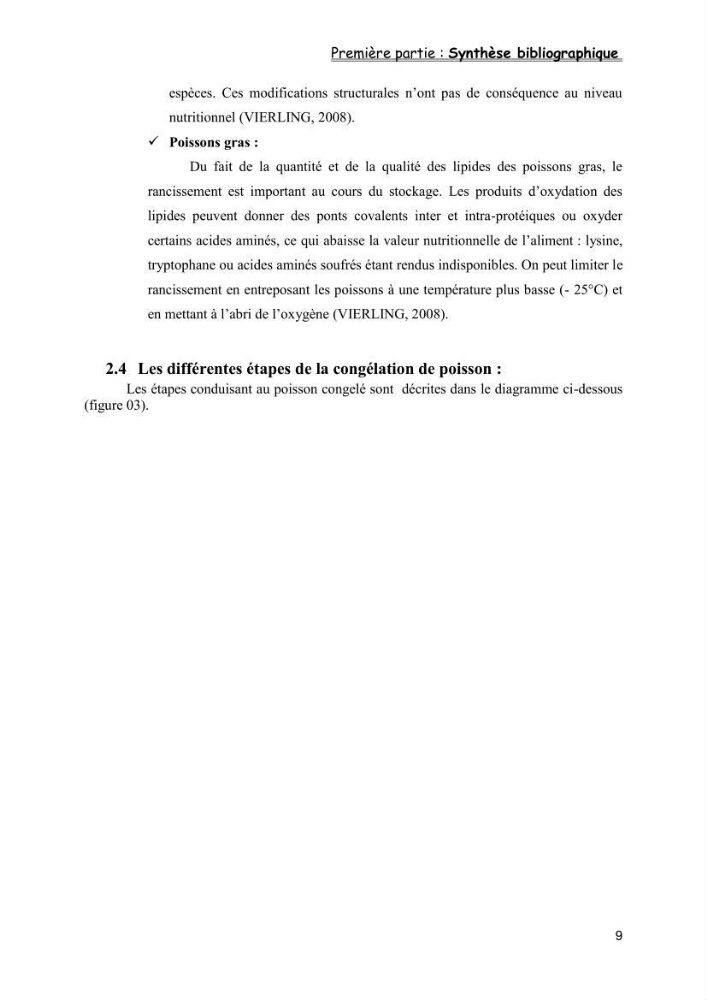 Evaluation de la qualité microbiologique de filets congelé du Panda (Pangaisius hypophthamus)