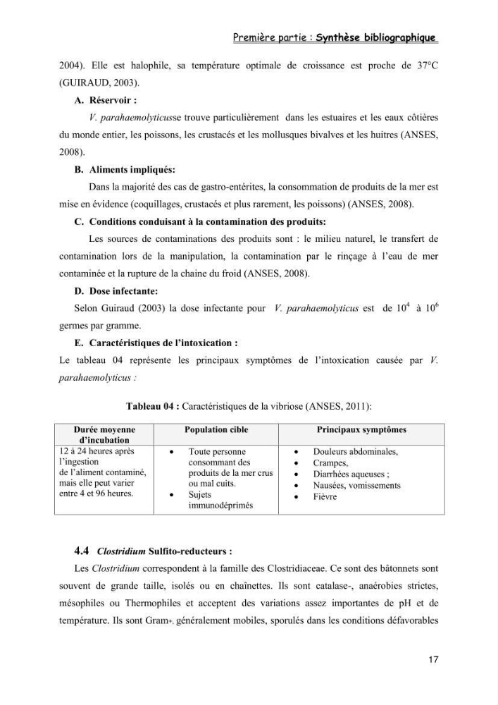Evaluation de la qualité microbiologique de filets congelé du Panda (Pangaisius hypophthamus)