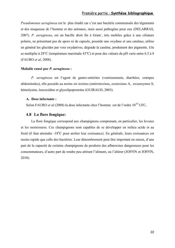 Evaluation de la qualité microbiologique de filets congelé du Panda (Pangaisius hypophthamus)