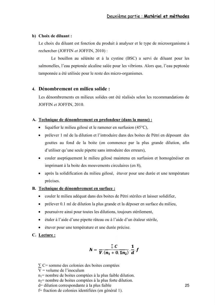 Evaluation de la qualité microbiologique de filets congelé du Panda (Pangaisius hypophthamus)