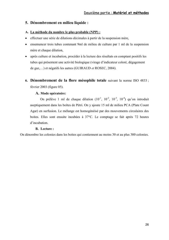 Evaluation de la qualité microbiologique de filets congelé du Panda (Pangaisius hypophthamus)