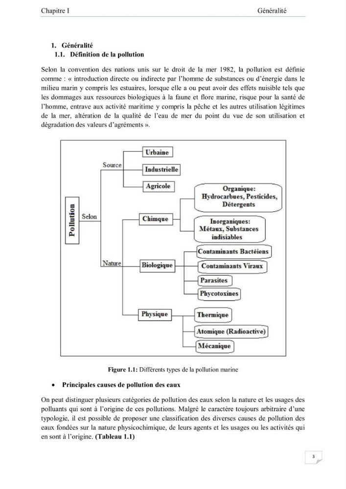 Contribution à l\'étude de la qualité des eaux et des sédiments de la plage ouest de Sidi Fredj