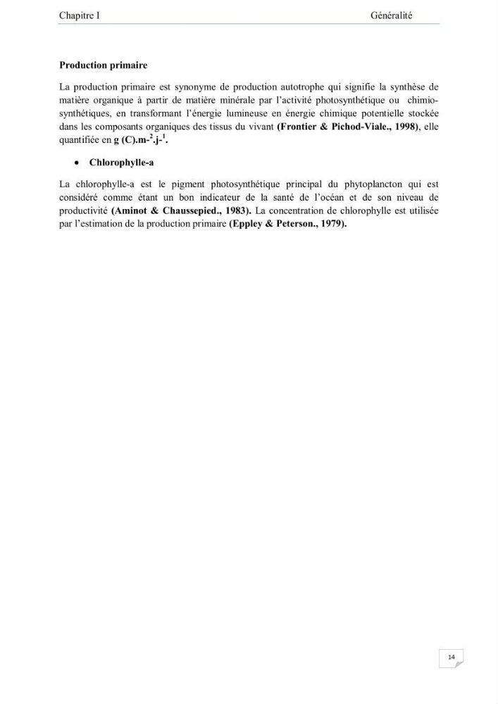 Contribution à l\'étude de la qualité des eaux et des sédiments de la plage ouest de Sidi Fredj
