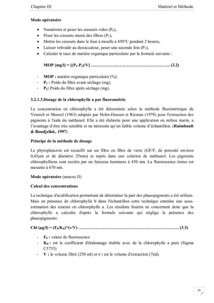 Contribution à l\'étude de la qualité des eaux et des sédiments de la plage ouest de Sidi Fredj