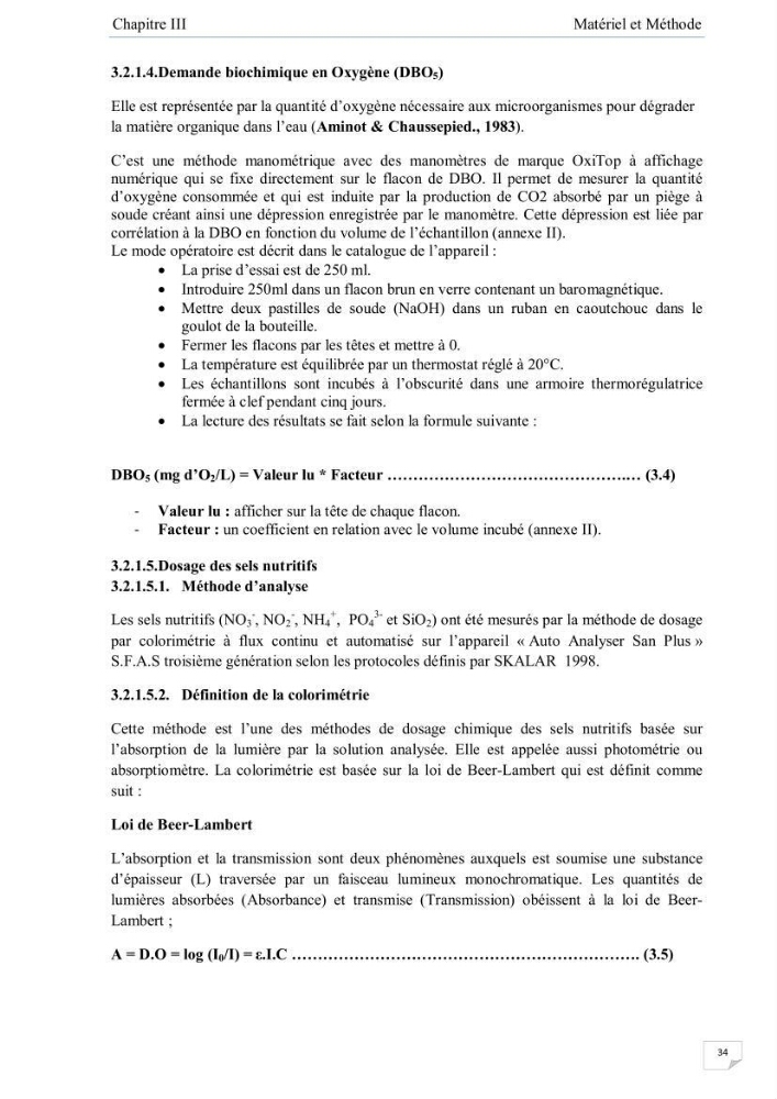 Contribution à l\'étude de la qualité des eaux et des sédiments de la plage ouest de Sidi Fredj
