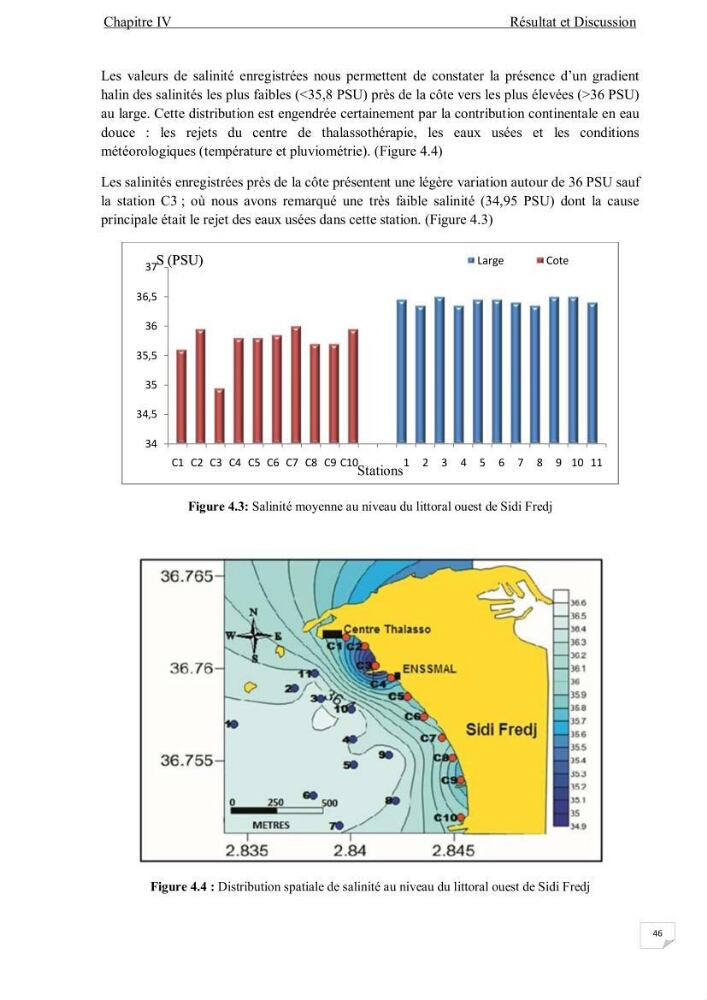 Contribution à l\'étude de la qualité des eaux et des sédiments de la plage ouest de Sidi Fredj