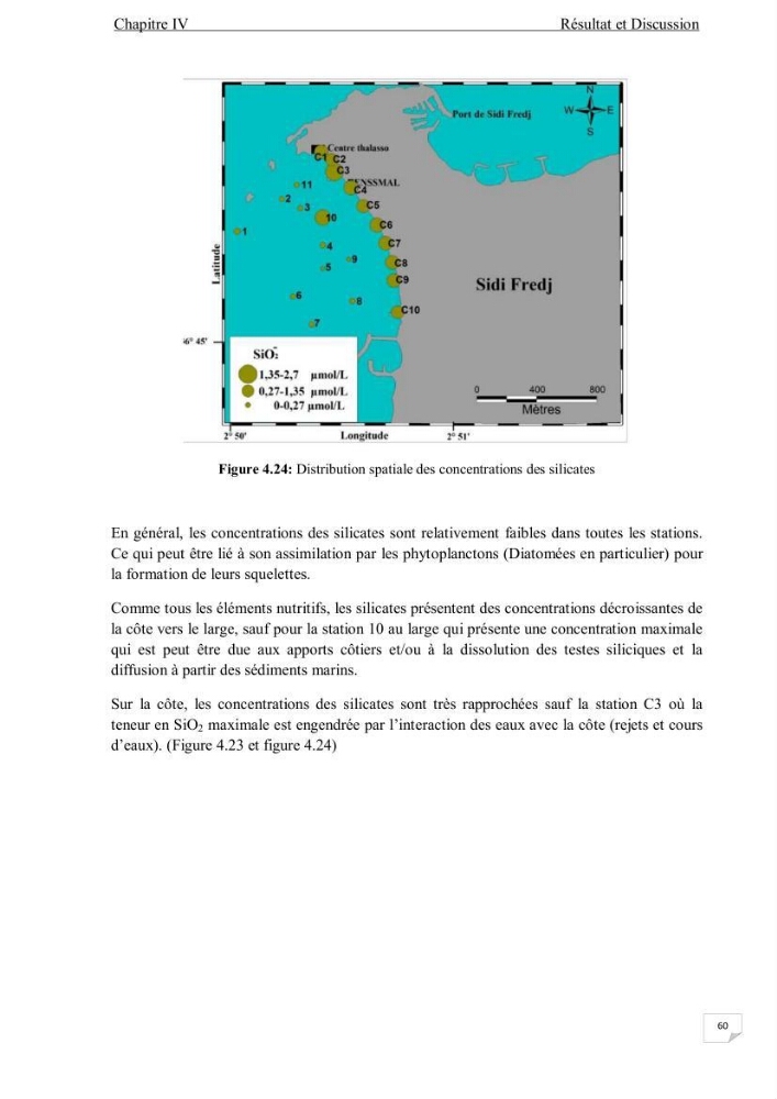 Contribution à l\'étude de la qualité des eaux et des sédiments de la plage ouest de Sidi Fredj