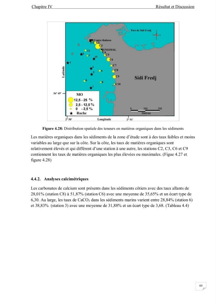Contribution à l\'étude de la qualité des eaux et des sédiments de la plage ouest de Sidi Fredj