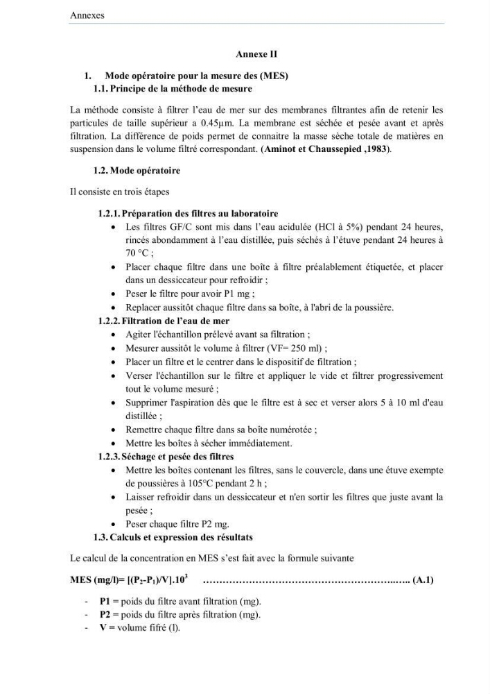 Contribution à l\'étude de la qualité des eaux et des sédiments de la plage ouest de Sidi Fredj