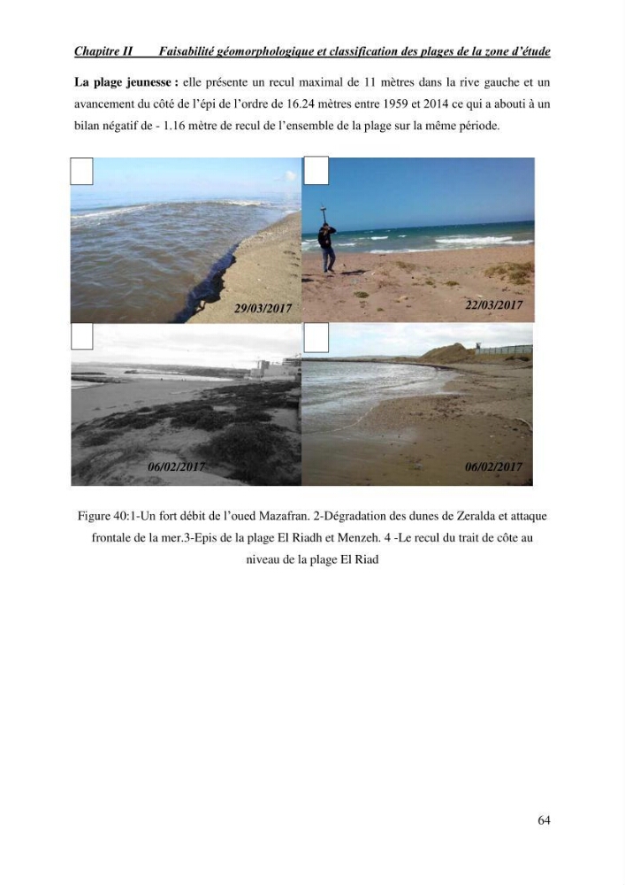 Etude de faisabilité de rechargement artificiel des plages de la côte Ouest-Algéroise