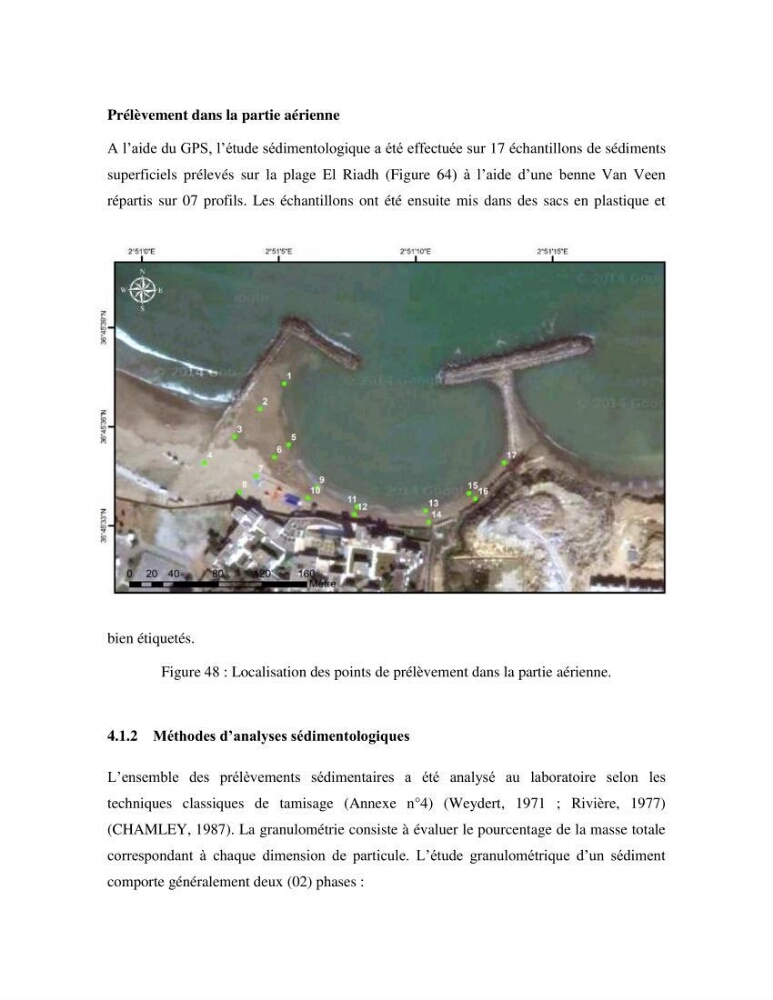 Etude de faisabilité de rechargement artificiel des plages de la côte Ouest-Algéroise
