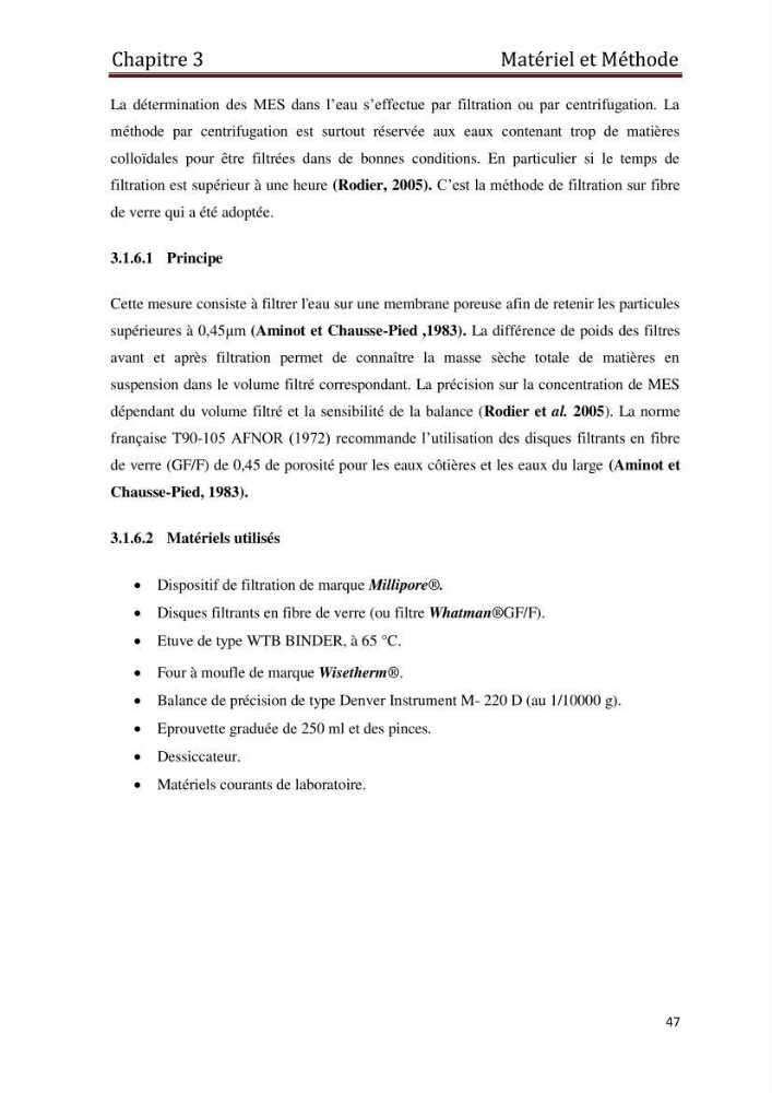 Les paramètres physico-chimiques et les sels nutritifs dans les eaux côtières Algéroises ( Baie d\'Alger, la baie de Bou-Ismail
