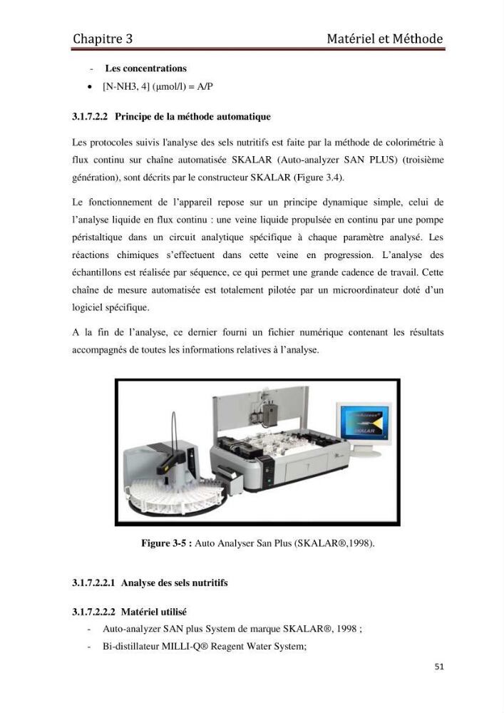 Les paramètres physico-chimiques et les sels nutritifs dans les eaux côtières Algéroises ( Baie d\'Alger, la baie de Bou-Ismail