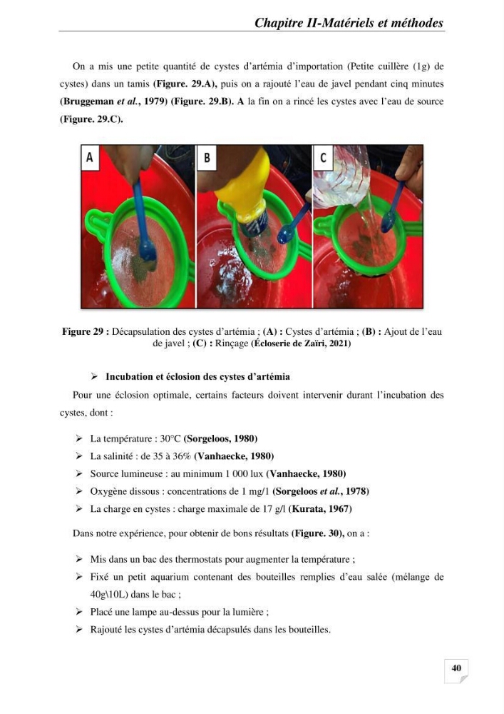 Contribution à la reproduction semi-contrôlée et à l’élevage larvaire d’une espèce carnassière d’eau douce : Cas de Sander lucioperca