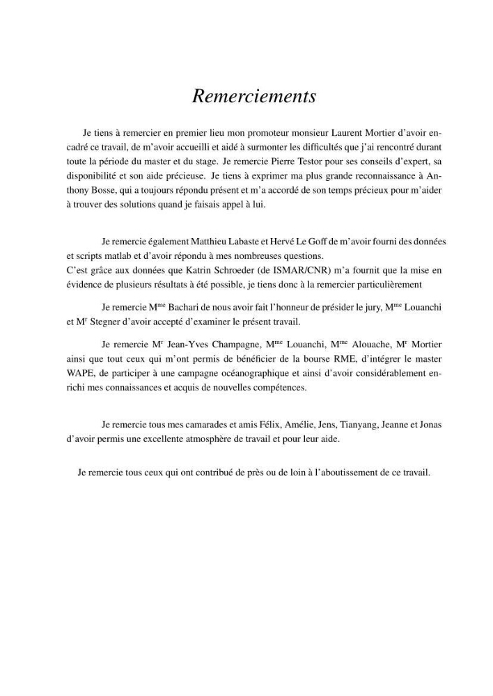 Hydrologie et circulation océanique dans le bassin Algerien