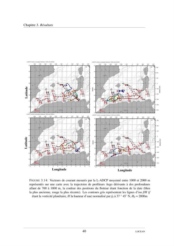 Hydrologie et circulation océanique dans le bassin Algerien