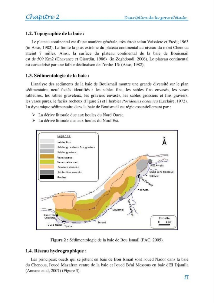 Impact des eaux usées et des embouchures des oueds sur la qualité des eaux de la baie de BouIsmail