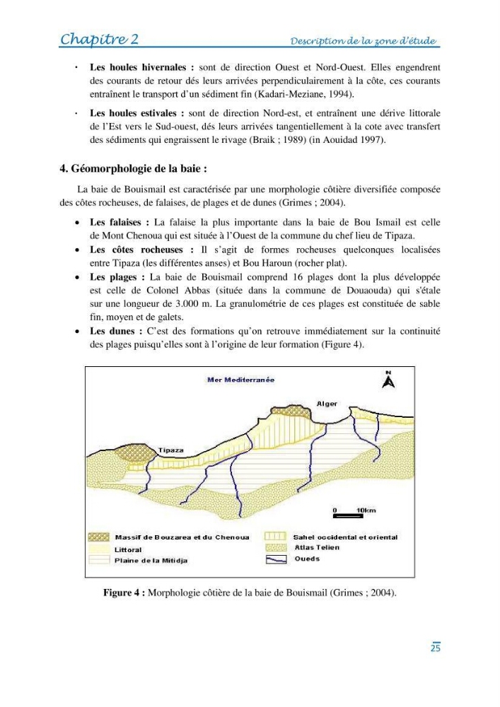 Impact des eaux usées et des embouchures des oueds sur la qualité des eaux de la baie de BouIsmail