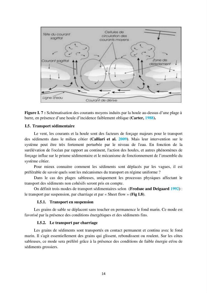 processus mis en Jeu dans l\'évolution Miorpho-dynamique de la baie zemmouri: Modélisation Hydro-Sédimentaire et cinématique du trait de Côte.