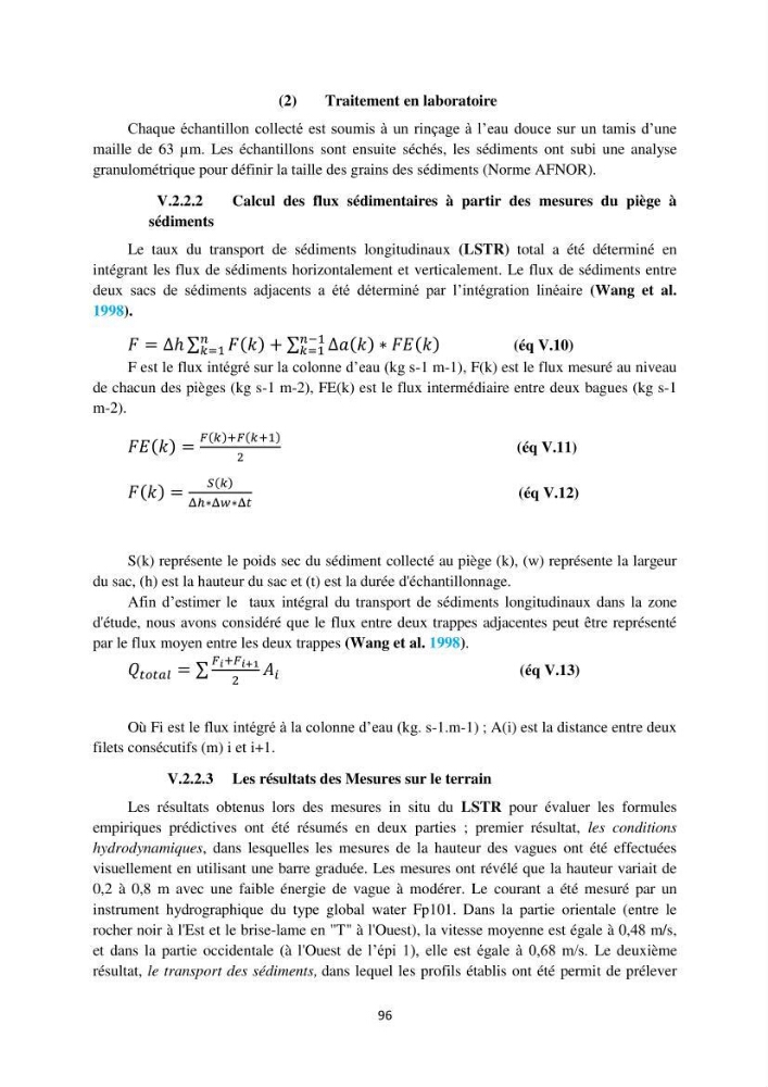 processus mis en Jeu dans l\'évolution Miorpho-dynamique de la baie zemmouri: Modélisation Hydro-Sédimentaire et cinématique du trait de Côte.