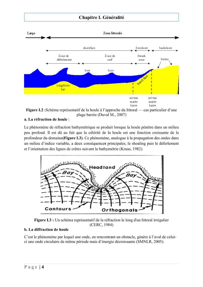 Quantification de transit sédimentaire longitudinal de la région Est de la Baie d’Alger