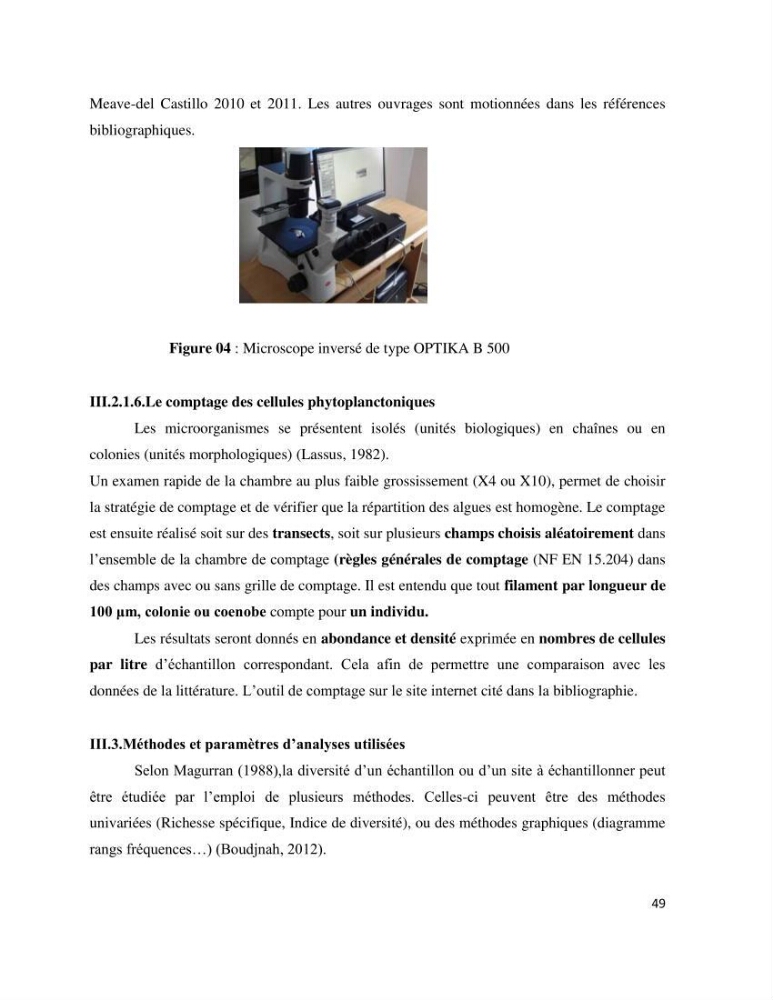 Dynamique et diversité du phytoplancton de la côte Algérienne
