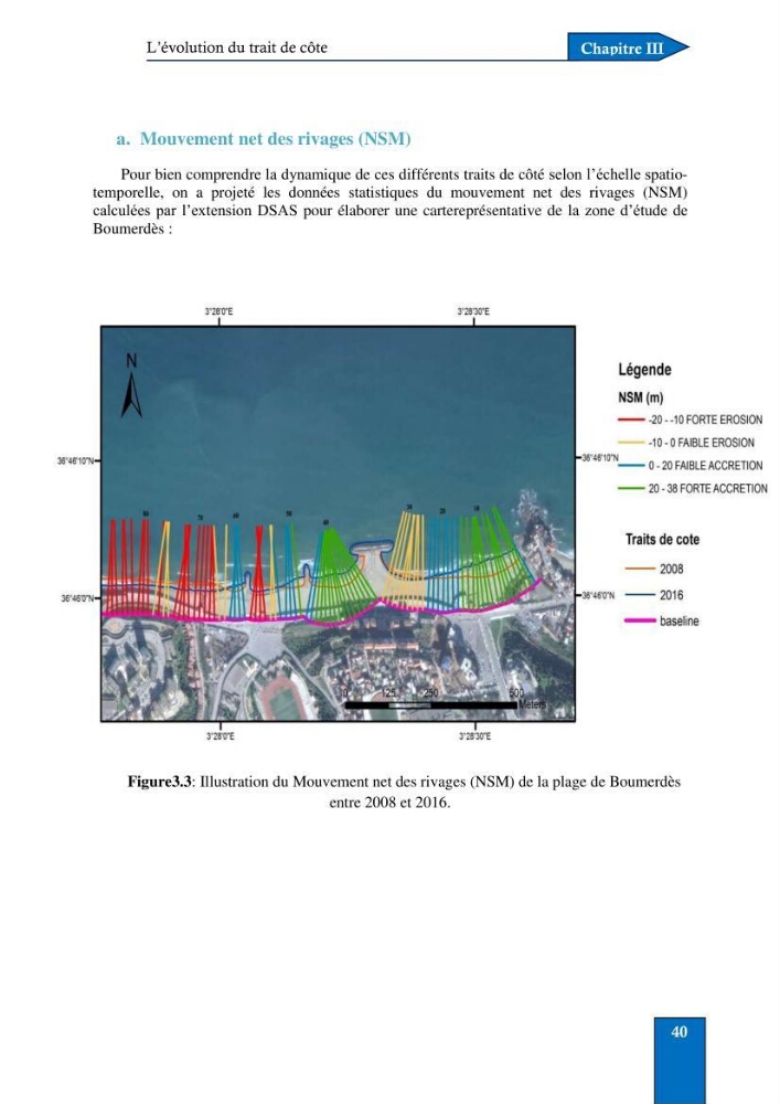 Contribution à la connaissance de la morphologie et de la dynamique sédimentaire du littoral centre de l\'Algèrie : cas d\'étude : Boumerdès, Sidi Fredj et Hamdania