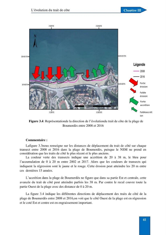 Contribution à la connaissance de la morphologie et de la dynamique sédimentaire du littoral centre de l\'Algèrie : cas d\'étude : Boumerdès, Sidi Fredj et Hamdania
