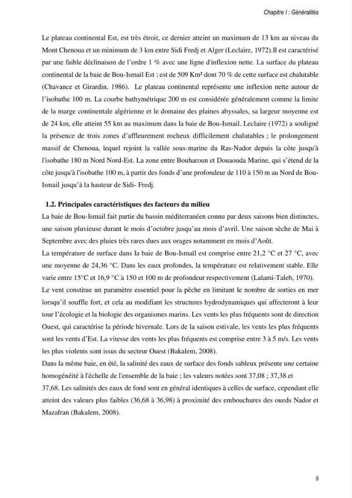Approche écosystémique de la pêcherie artisanale de la baie de Bou Ismail : cas des serrans (Osteichthyens, Serranidae)