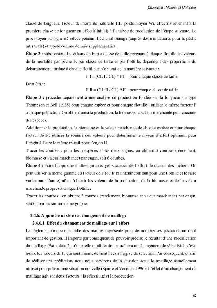 Approche écosystémique de la pêcherie artisanale de la baie de Bou Ismail : cas des serrans (Osteichthyens, Serranidae)