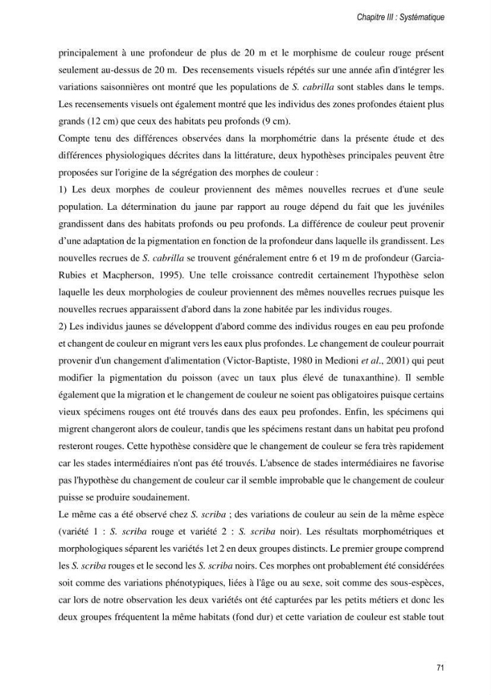 Approche écosystémique de la pêcherie artisanale de la baie de Bou Ismail : cas des serrans (Osteichthyens, Serranidae)