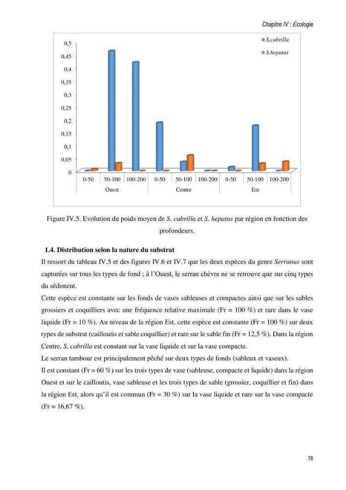Approche écosystémique de la pêcherie artisanale de la baie de Bou Ismail : cas des serrans (Osteichthyens, Serranidae)