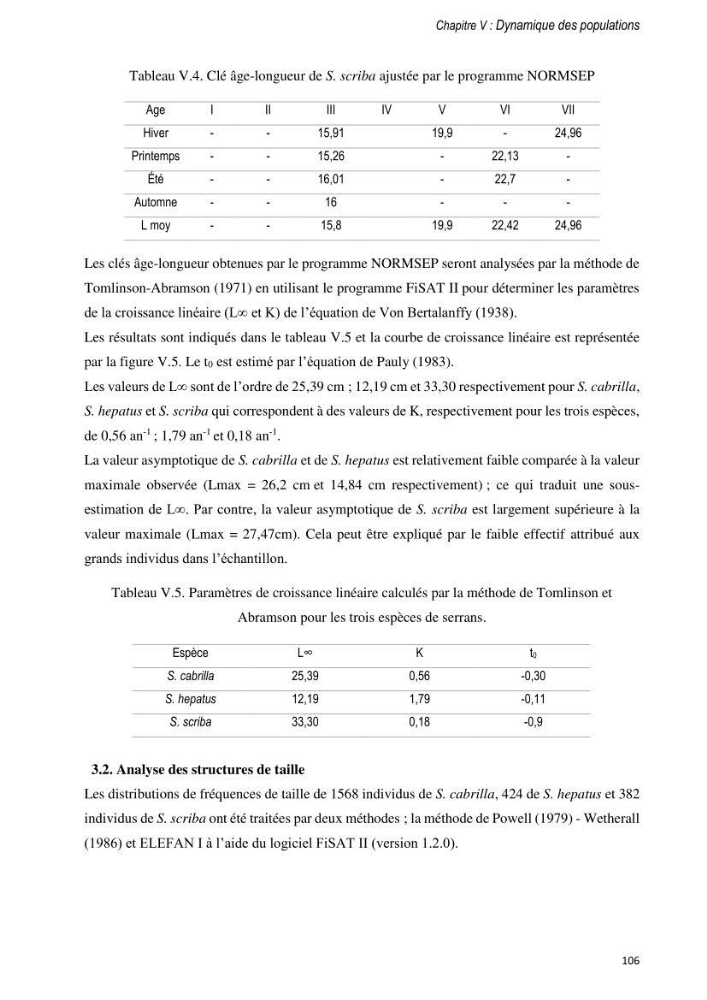 Approche écosystémique de la pêcherie artisanale de la baie de Bou Ismail : cas des serrans (Osteichthyens, Serranidae)