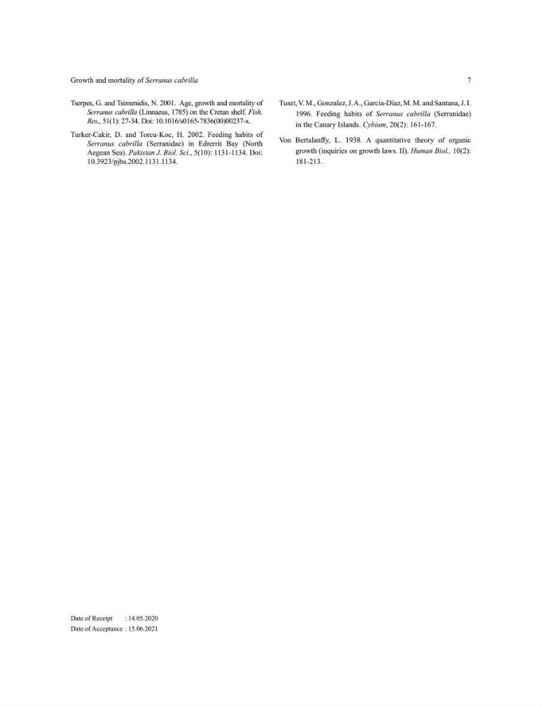 Approche écosystémique de la pêcherie artisanale de la baie de Bou Ismail : cas des serrans (Osteichthyens, Serranidae)