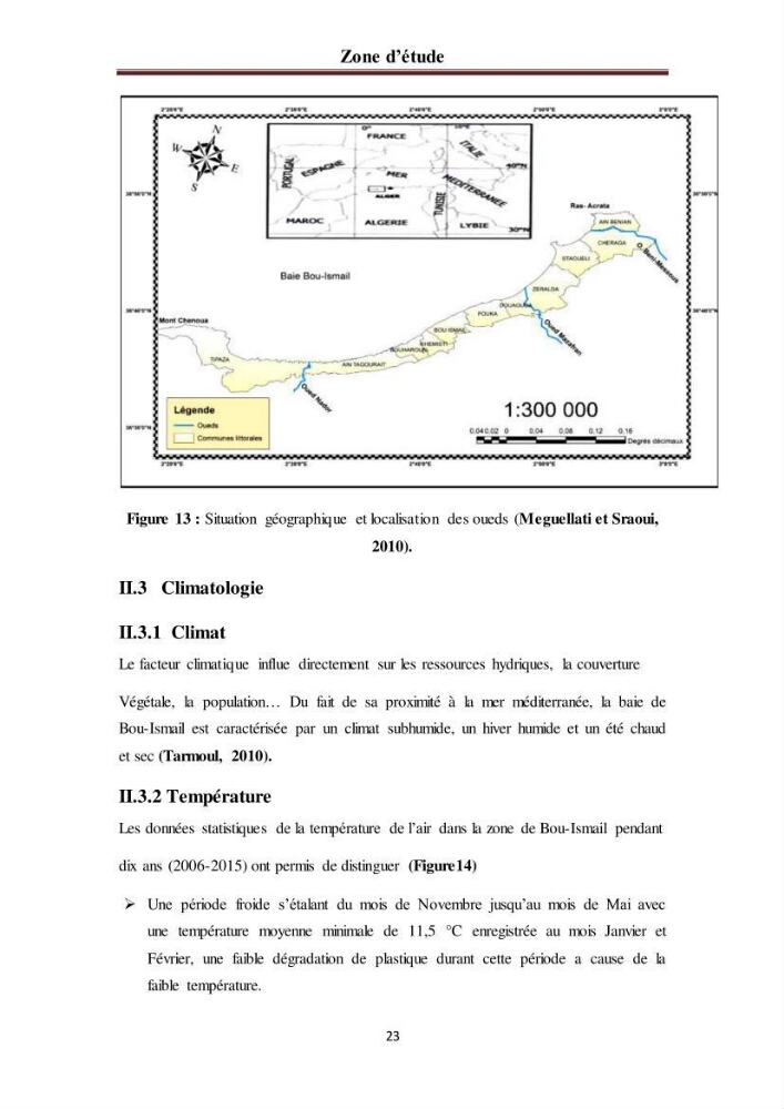 Evaluation quantitative des microplastiques dans la baie de Bou-Ismail