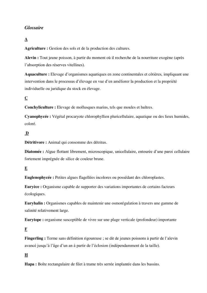 Intégration de l\'Aquaculture à l\'agriculture en Algerie. Cas de la wilaya de Ouargla