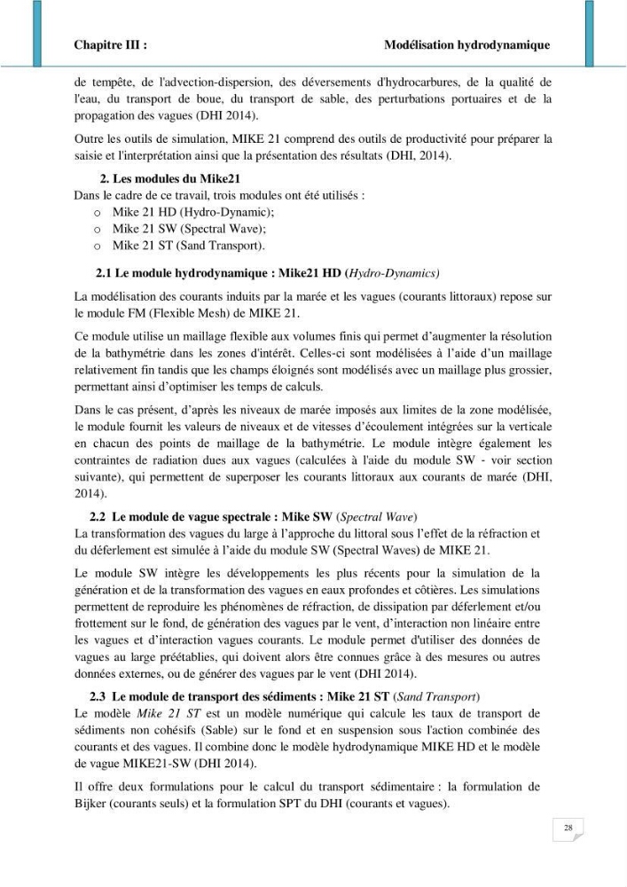 Evolution spatio-temporelle du littoral de la baie d\'El Djamila prévisions des risques et adaptation