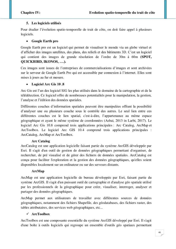 Evolution spatio-temporelle du littoral de la baie d\'El Djamila prévisions des risques et adaptation