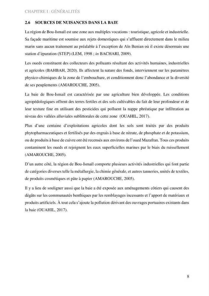 Bioévaluation de la qualité écologique des eaux marines cotières par utilisation des peuplements macroalgaux