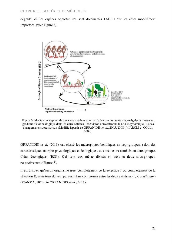 Bioévaluation de la qualité écologique des eaux marines cotières par utilisation des peuplements macroalgaux